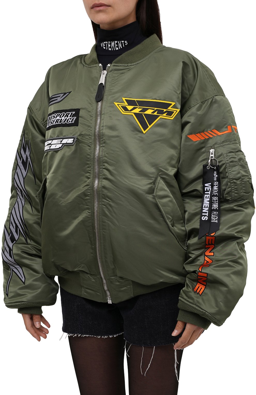 Утепленный бомбер VETEMENTS, арт. UA52JA700G 1307/W, фото 3