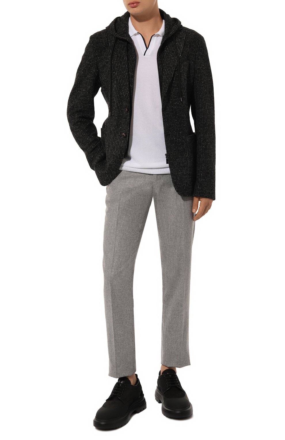 Замшевые дерби CAMERLENGO, арт. 16624/NER0, фото 2