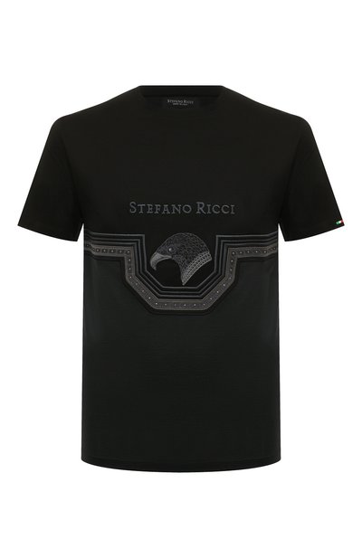 Мужская хлопковая футболка STEFANO RICCI, арт. MNH2301810/TE0001