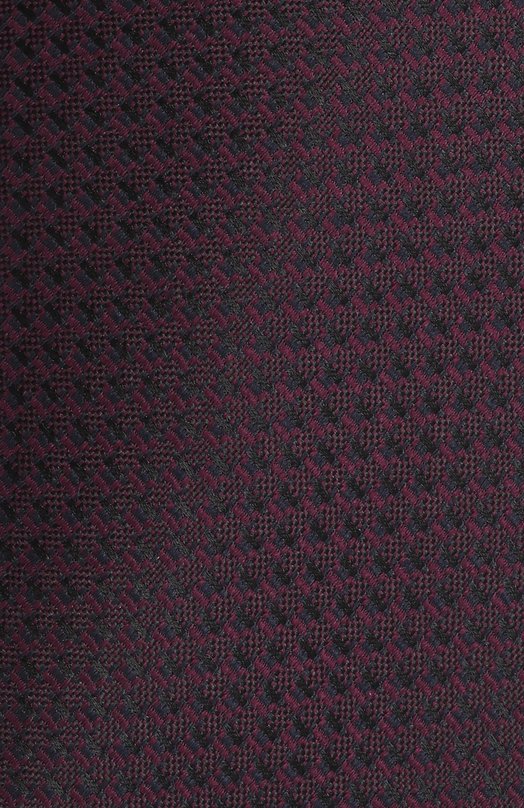Шелковый галстук Canali 18/HJ04395 Бордовый  18/HJ04395 Фото 4