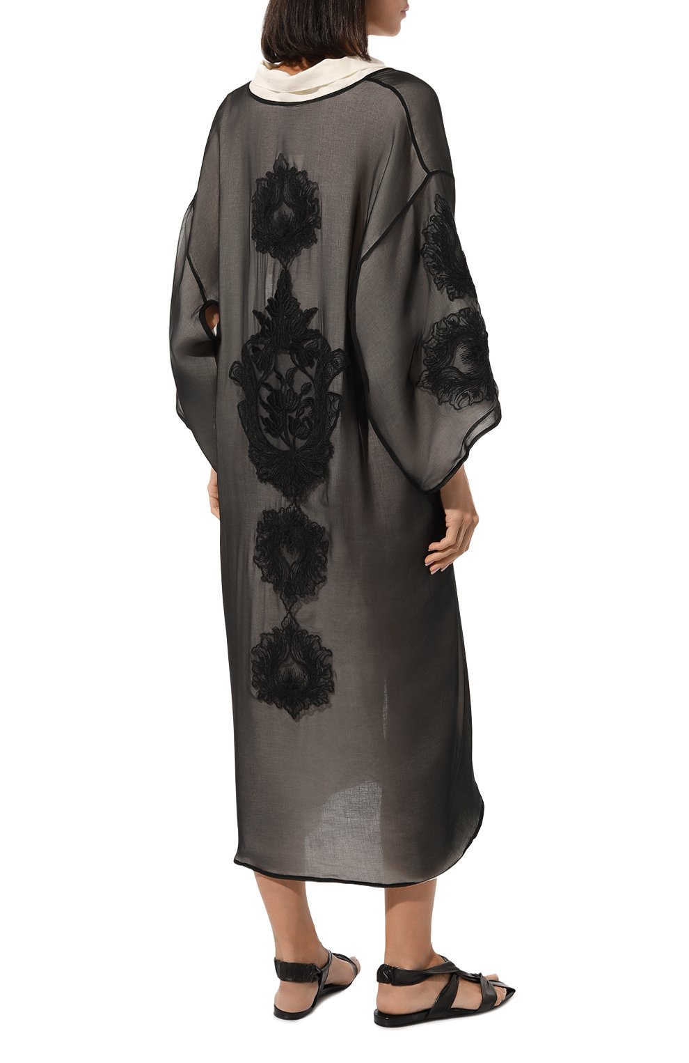 Халат изо льна и шелка MAURIZIO, арт. MZW307130775, фото 6