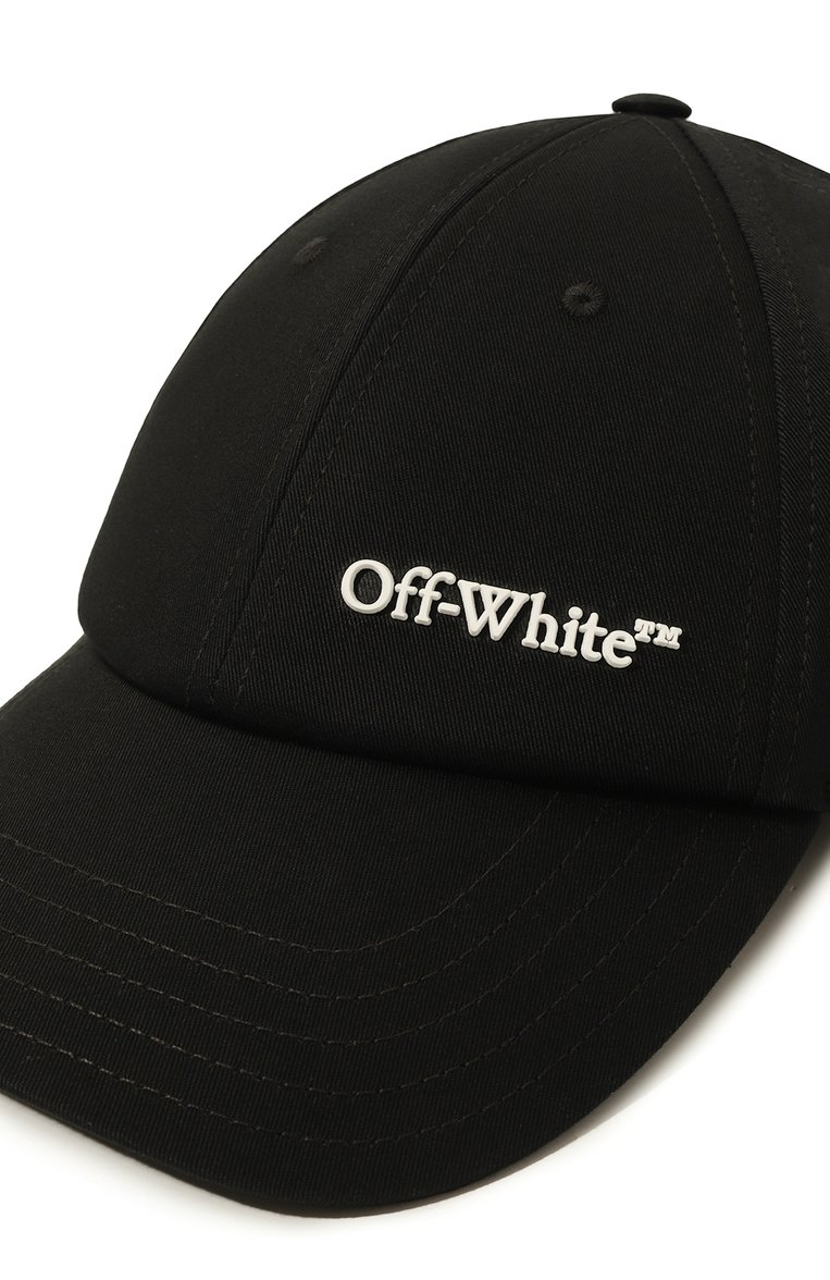 Хлопковая бейсболка OFF-WHITE, арт. 0MLB069F24FAB002, фото 1