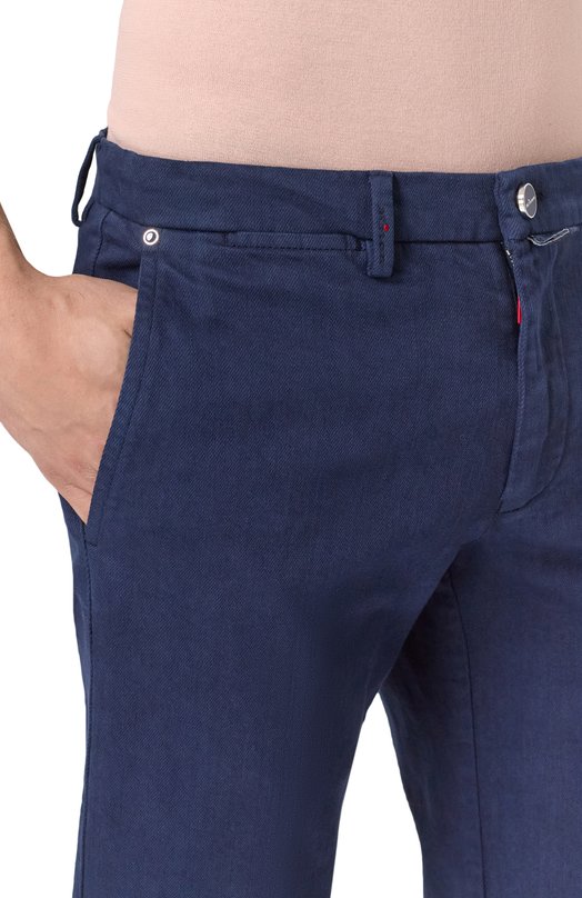 Хлопковые шорты Kiton UFBLACK0602F19 Синий  UFBLACK0602F19 Фото 5