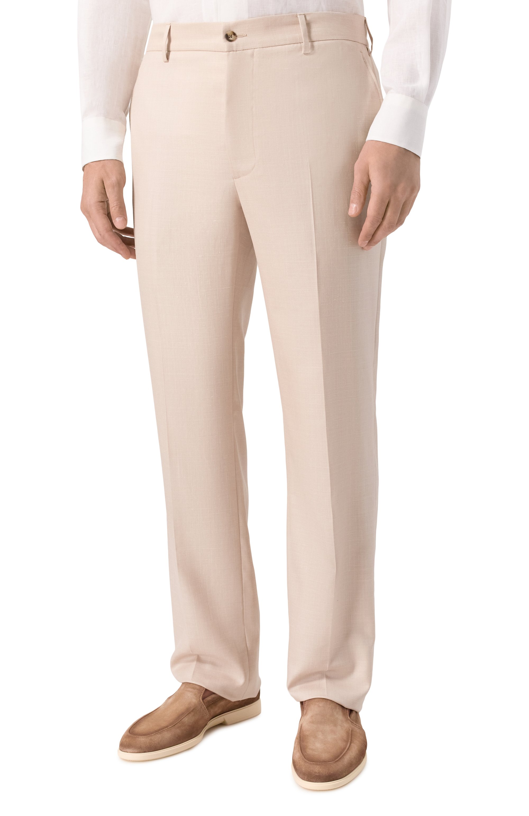 Брюки из шерсти и шелка MVST, арт. M26.CSM.T415/740-W00L/SILK, фото 3