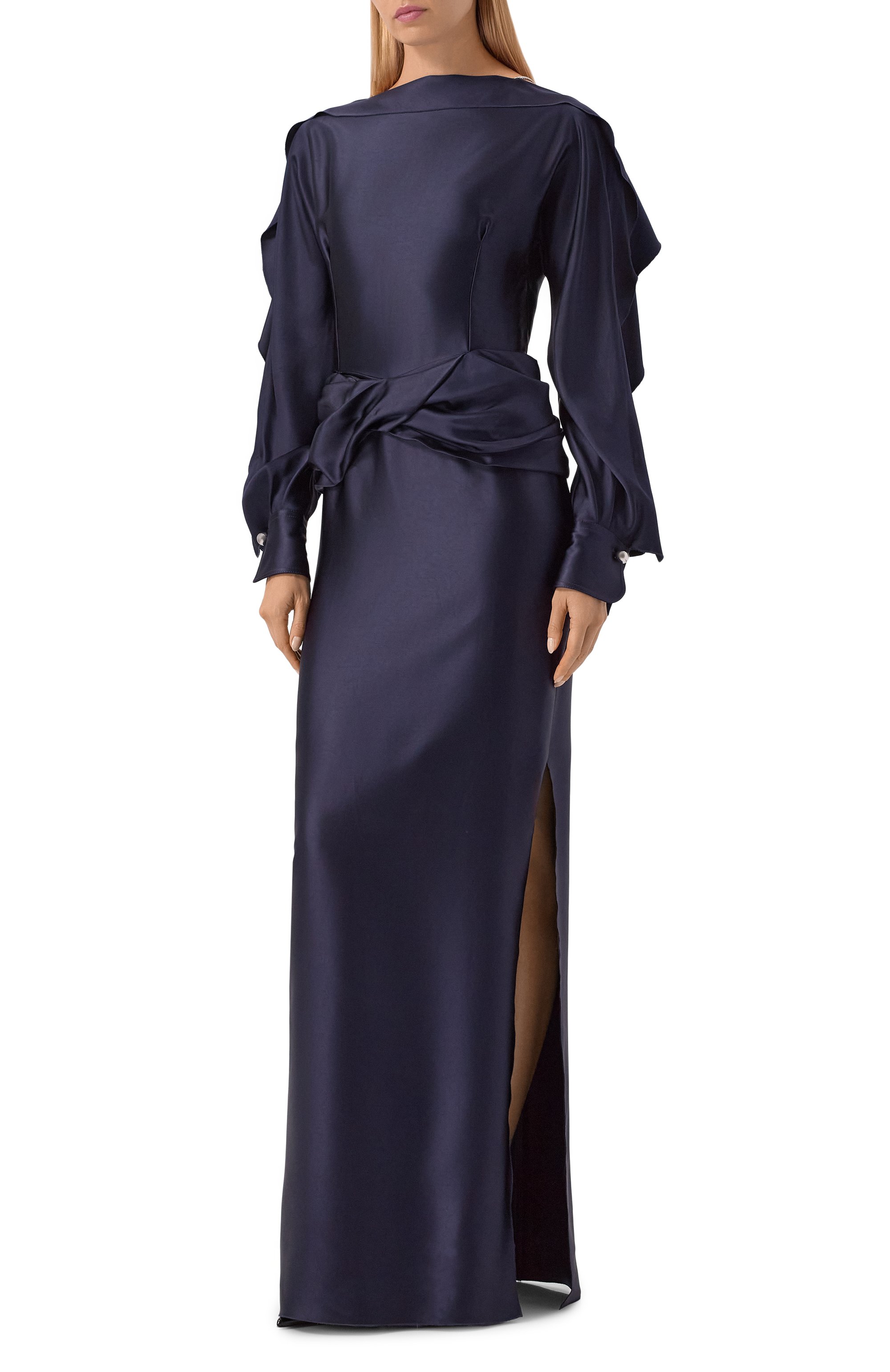 Атласное платье LANVIN, арт. RW-DR0042-6245-P26, фото 2