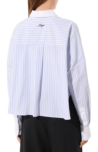 Хлопковая рубашка MSGM, арт. 3541MDE10XY/237618, фото 4