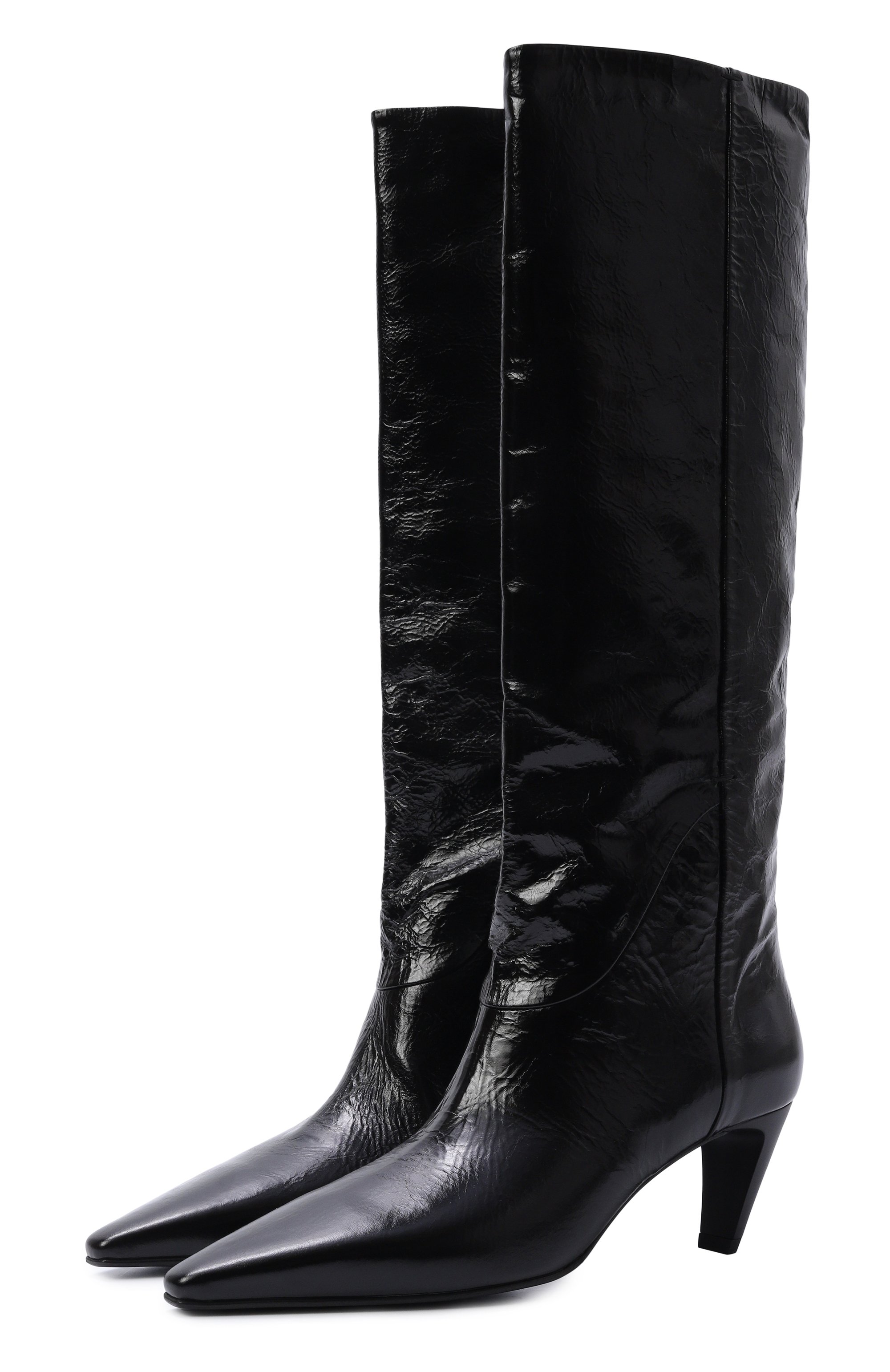 Кожаные сапоги PREMIATA черного цвета по цене 79950 руб., арт. M6804/TEX NER0, фото 1 Кожаные сапоги PREMIATA, арт. M6804/TEX NER0, фото 1