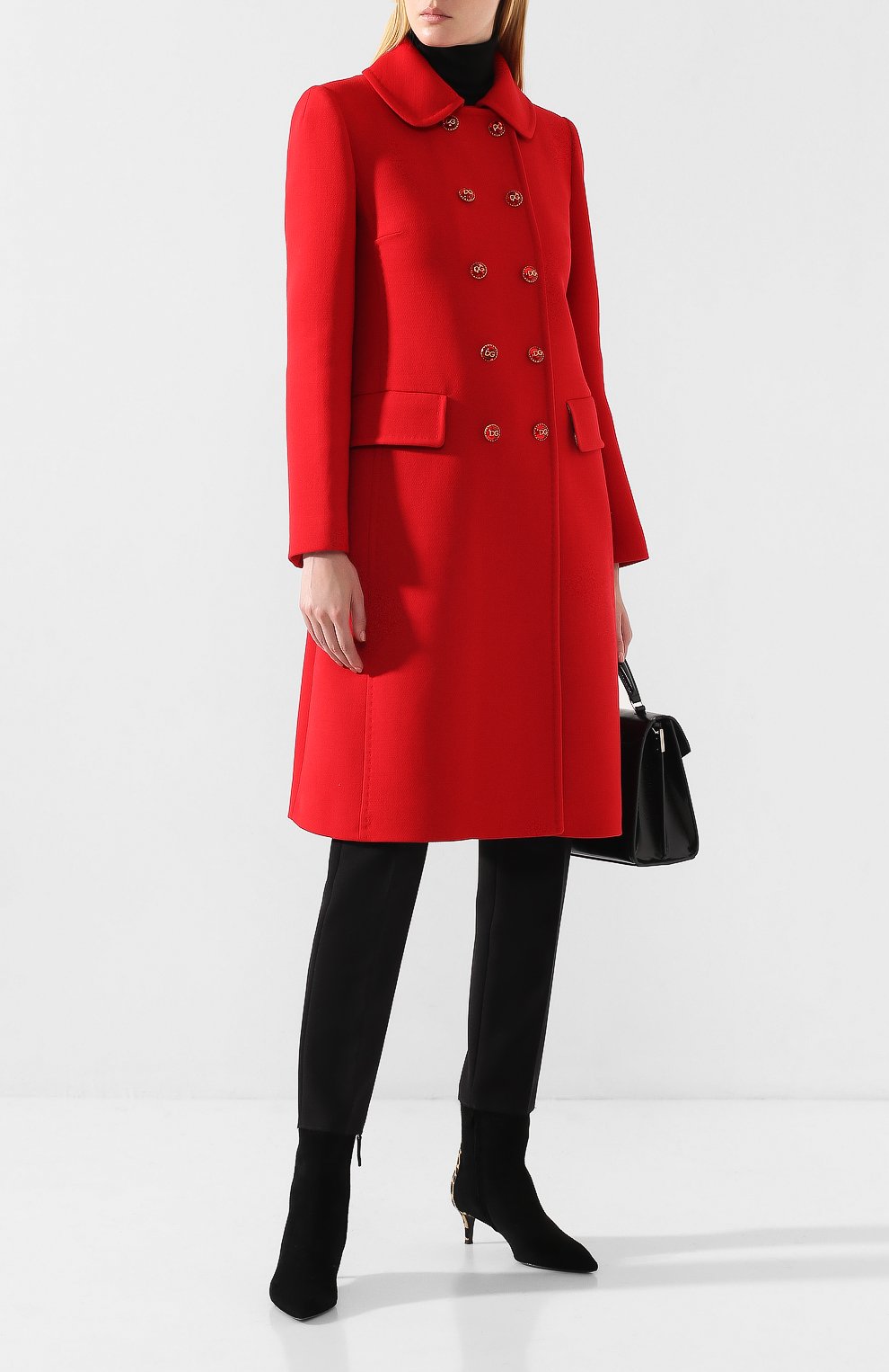 Шерстяное пальто DOLCE & GABBANA, арт. F0X23T/FU2TS, фото 2