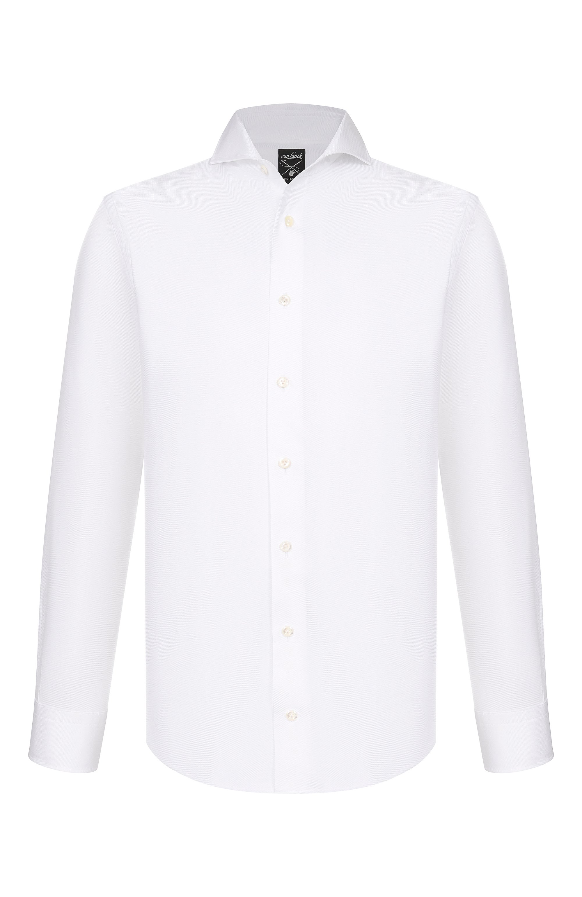Хлопковая сорочка VAN LAACK белого цвета по цене 25800 руб., арт. VL-RES0-SF/150295, фото 1 Хлопковая сорочка VAN LAACK, арт. VL-RES0-SF/150295, фото 1