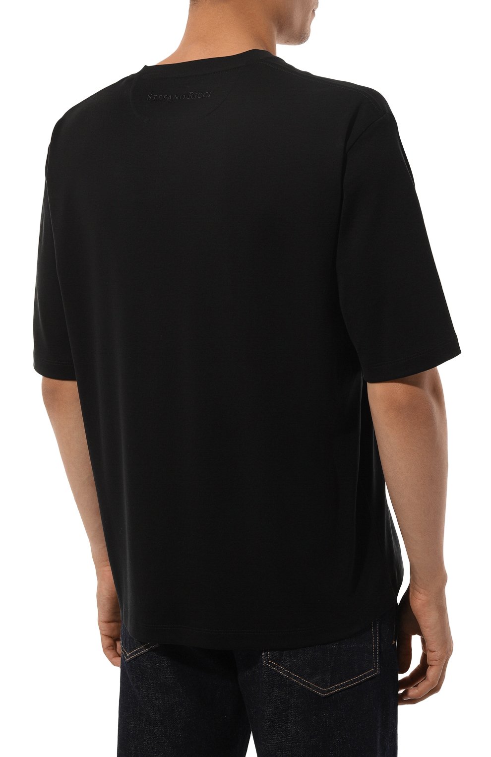 Хлопковая футболка STEFANO RICCI, арт. MNH4303820/LUXT, фото 4
