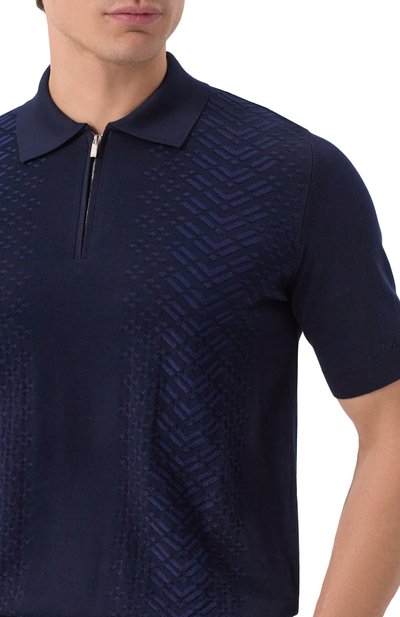 Поло из шелка и хлопка ZILLI, арт. KZP002M0145VSHC00_, фото 5