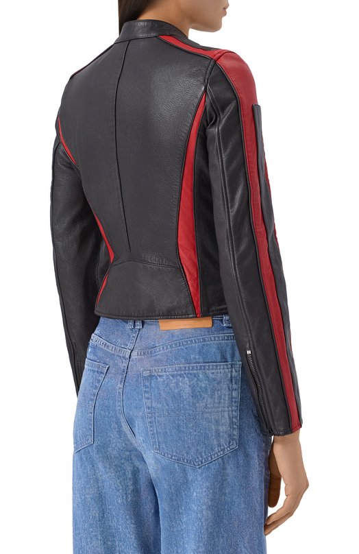 Кожаная куртка Diesel A21182/0DMBS Чёрный  A21182/0DMBS Фото 4