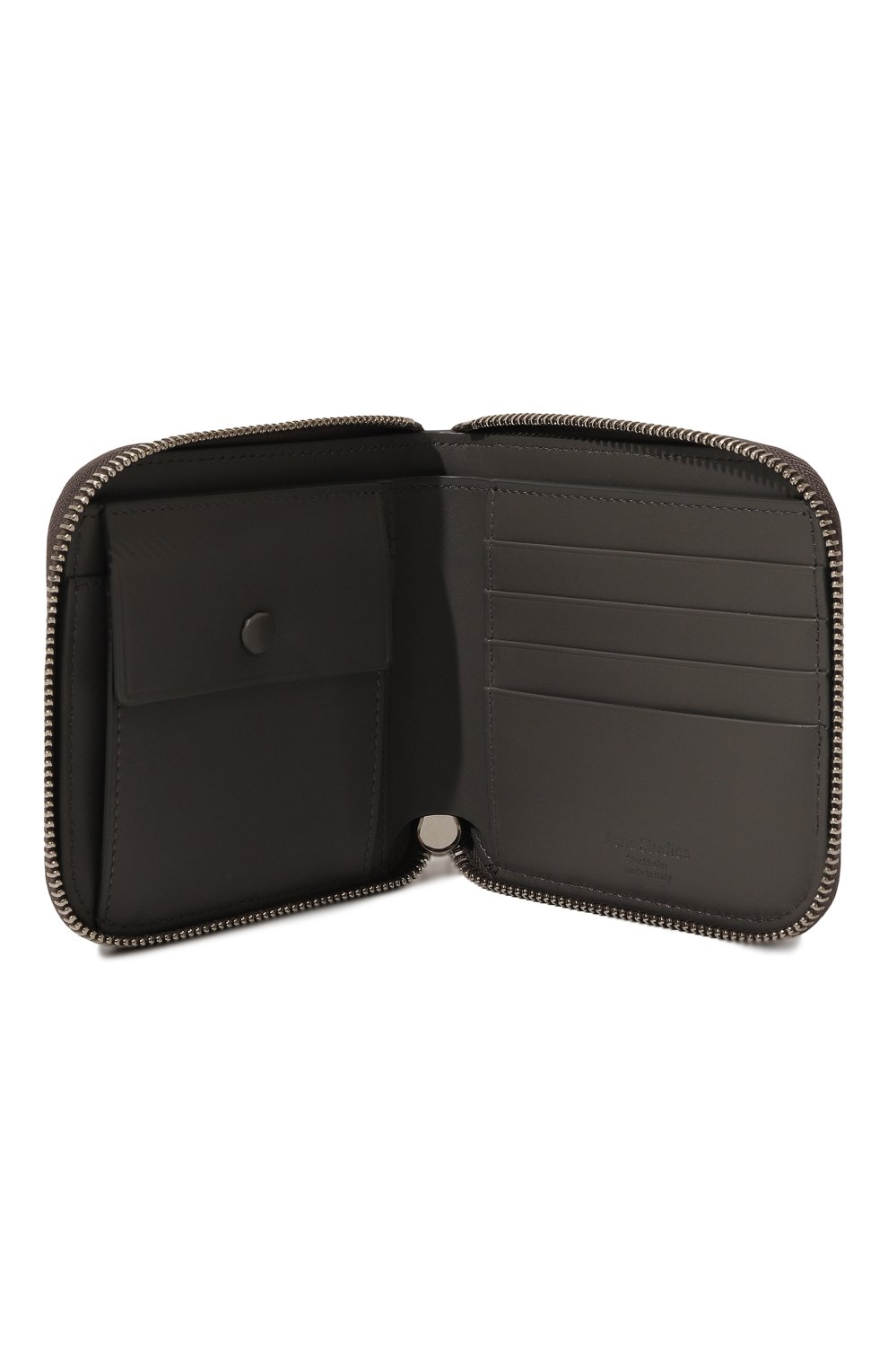 Кожаное портмоне ACNE STUDIOS темно-серого цвета по цене 38350 руб., арт. FN UX SLGS000115AA3, фото 3 Кожаное портмоне ACNE STUDIOS, арт. FN UX SLGS000115AA3, фото 3