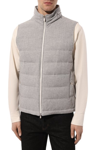 Пуховый жилет BRUNELLO CUCINELLI, арт. MM4851714, фото 3