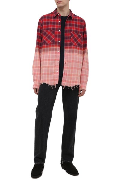 Хлопковая рубашка AMIRI, арт. MSL005-610, фото 2