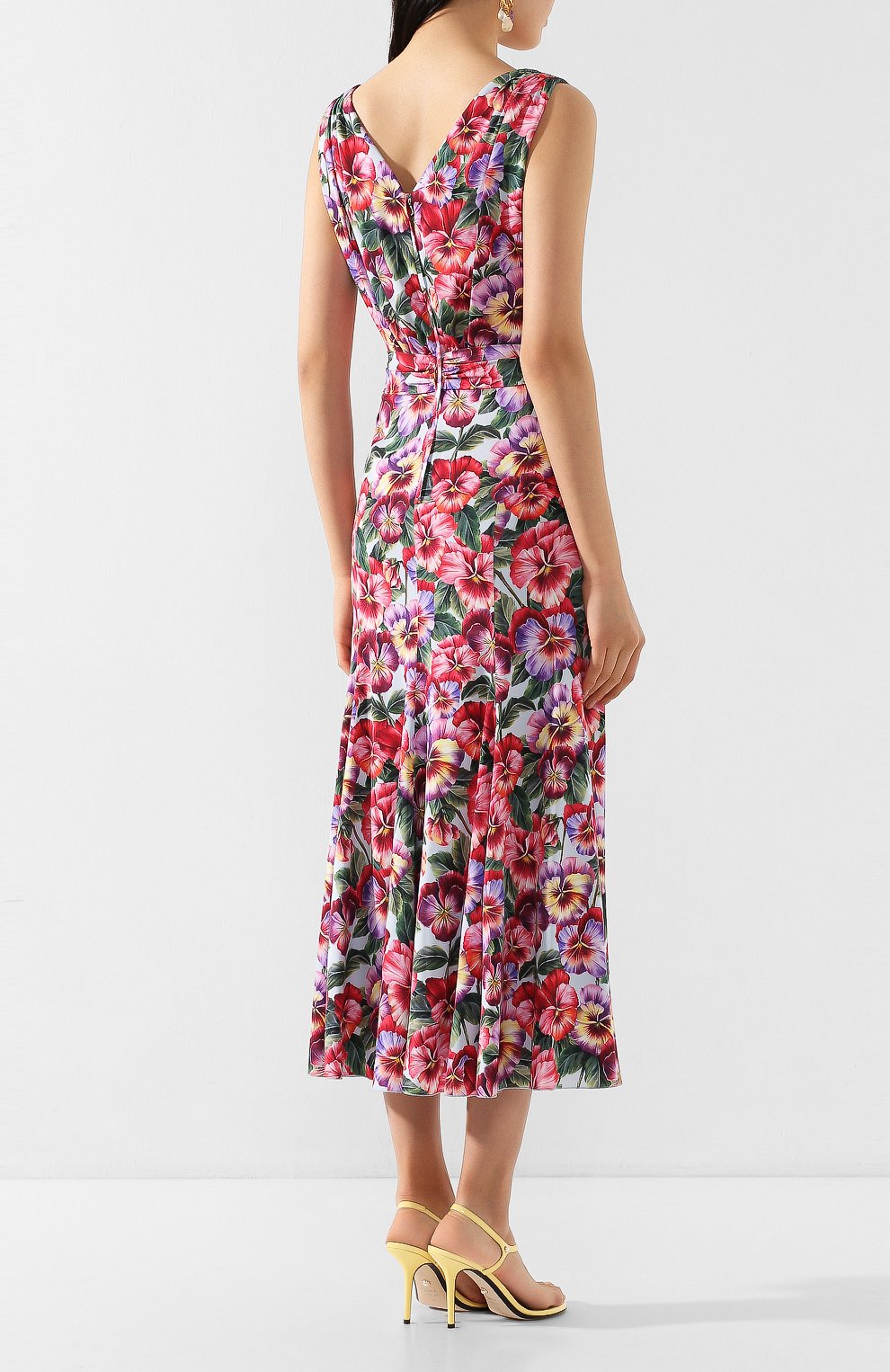 Шелковое платье DOLCE & GABBANA, арт. F6H4ST/FSAZX, фото 4