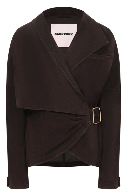 Замшевая куртка Darkpark WJA10/LTS02 Коричневый WJA10/LTS02