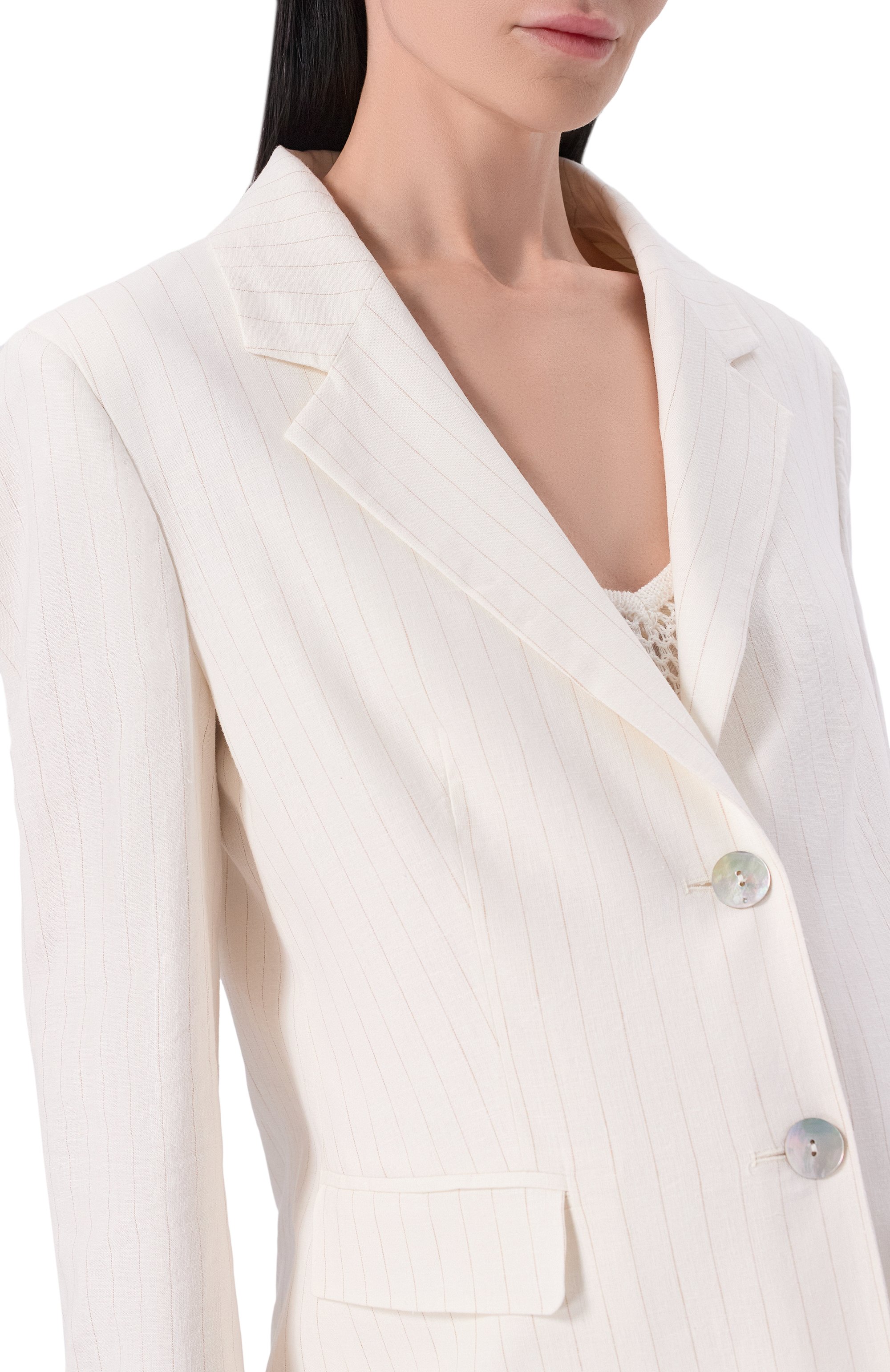 Жакет из вискозы и льна PIETRO BRUNELLI, арт. CB0170/LICUBA, фото 5