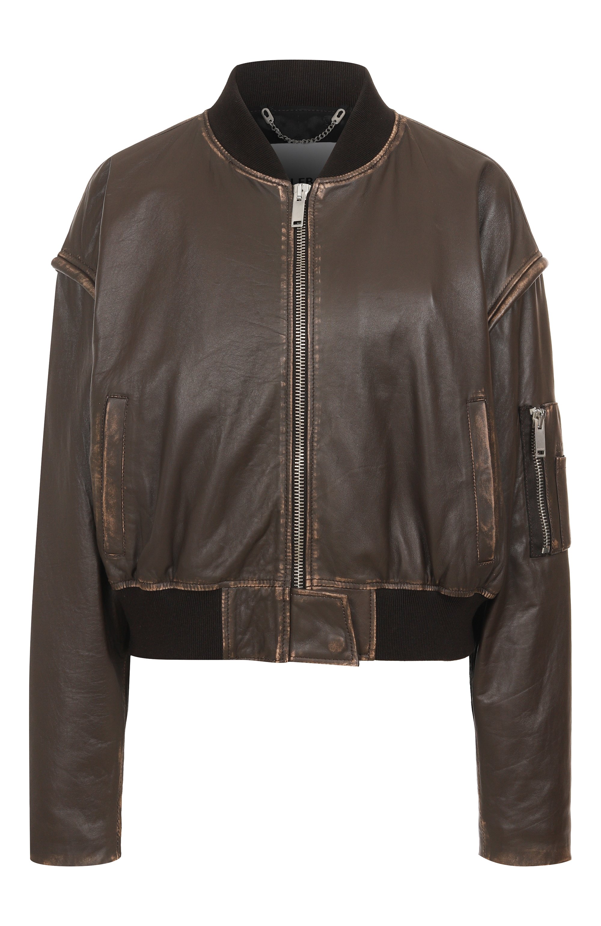 Кожаный бомбер HALFBOY, арт. HS251WL084, фото 1