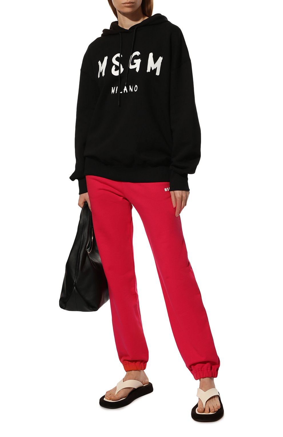 Хлопковые джоггеры MSGM, арт. 3341MDP500 227799, фото 2