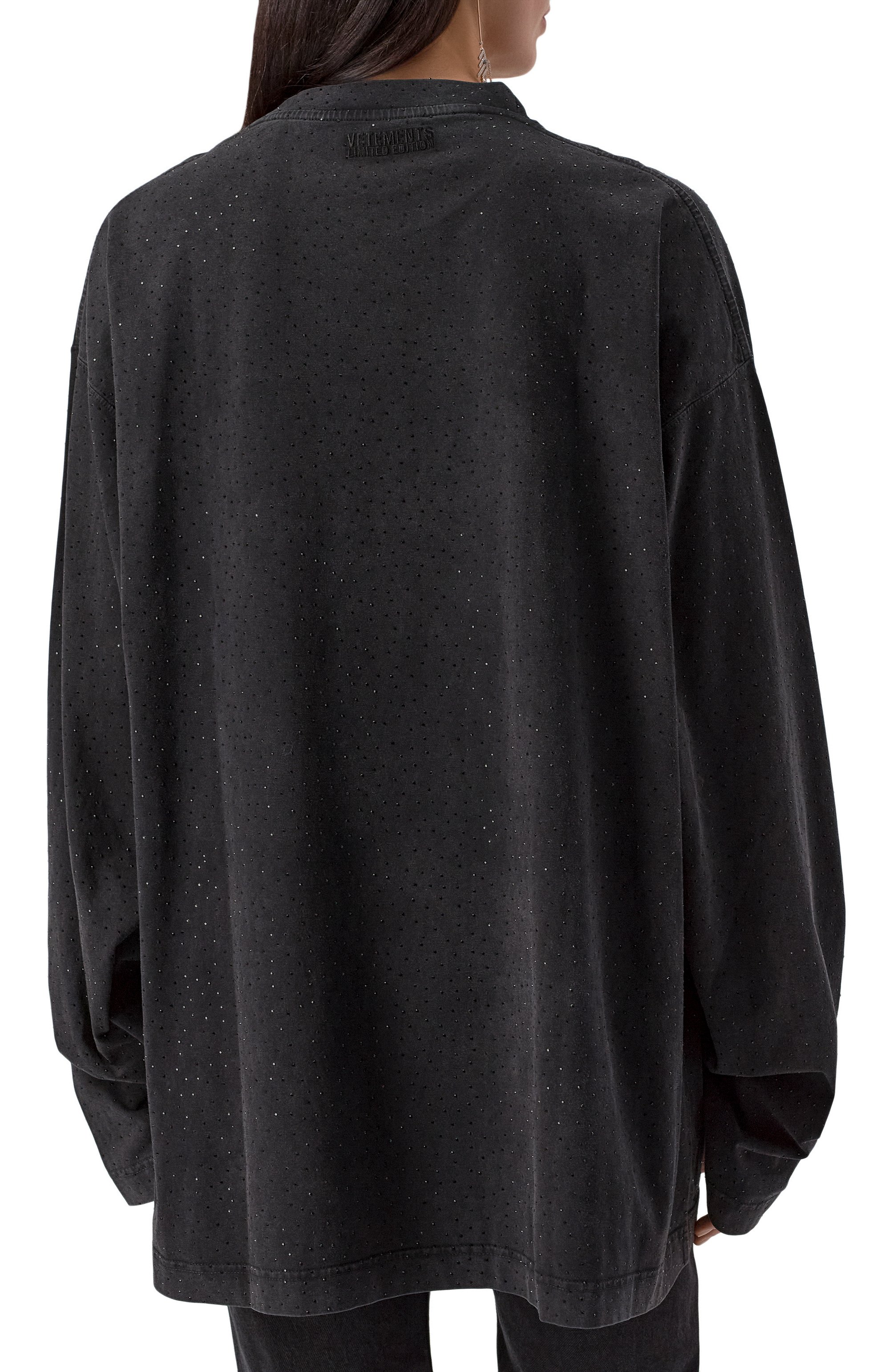 Хлопковый лонгслив VETEMENTS, арт. UE64LS550B/LIGHT JERSEY, фото 7