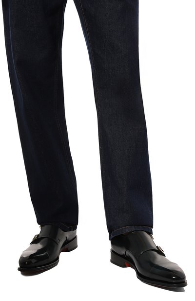 Кожаные монки carter SANTONI, арт. MCCG17736MC8HSC1, фото 3