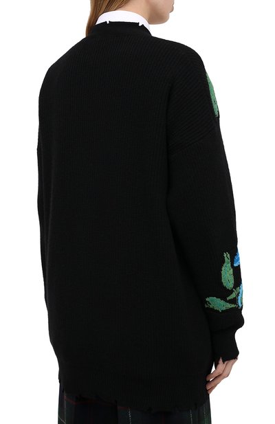 Кардиган MSGM черного цвета по цене 52550 руб., арт. 2942MDM238 207948, фото 4 Кардиган MSGM, арт. 2942MDM238 207948, фото 4
