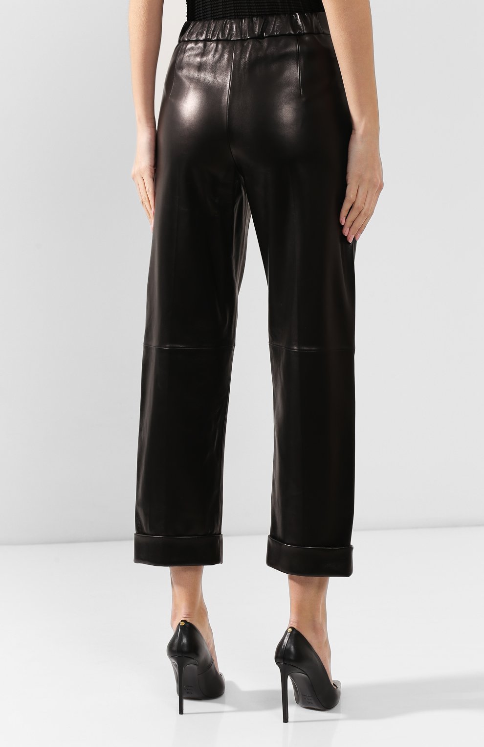 Кожаные брюки TOM FORD, арт. PAL680-LEX228, фото 4