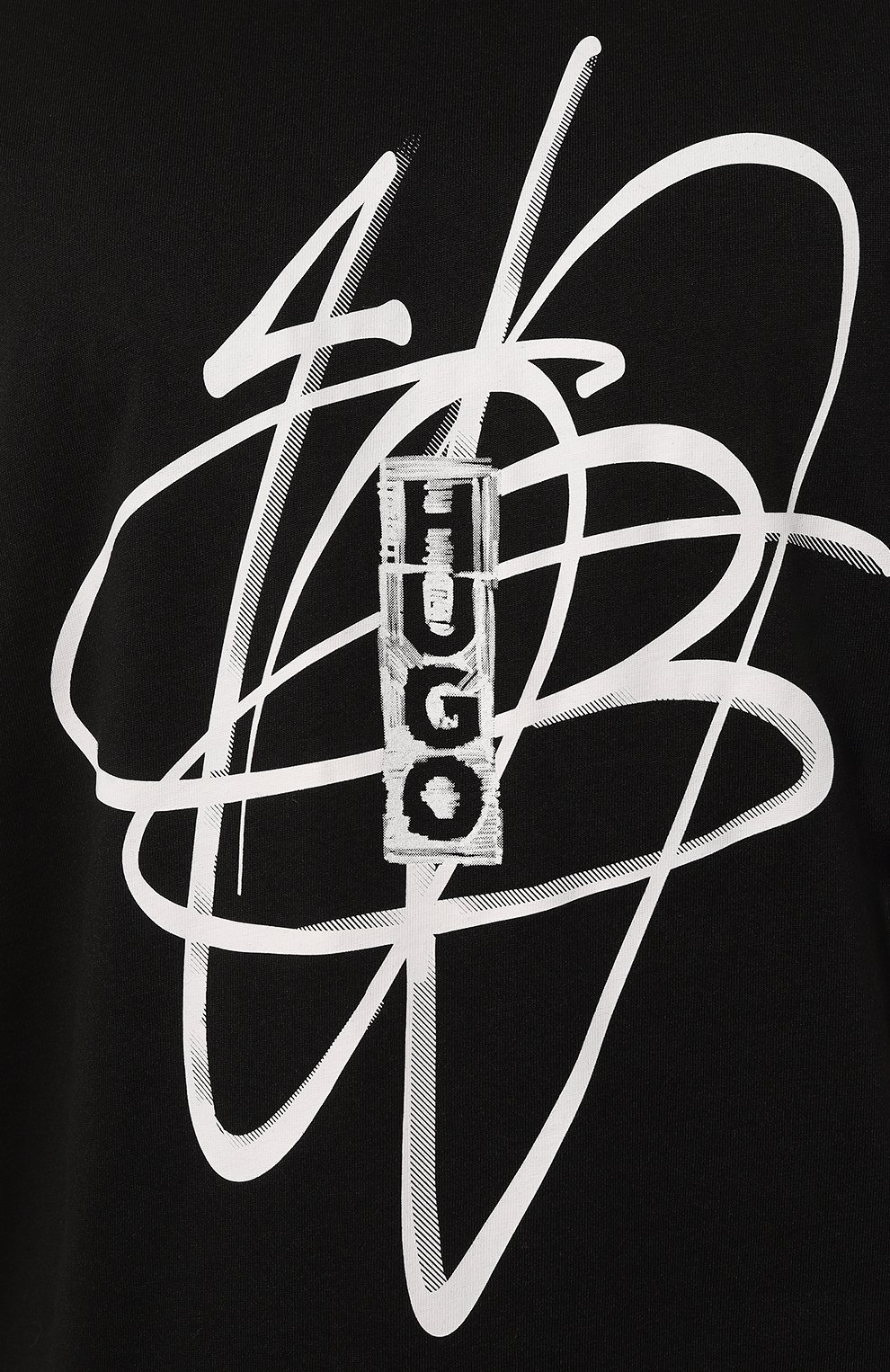 Хлопковая футболка HUGO, арт. 50494012, фото 5