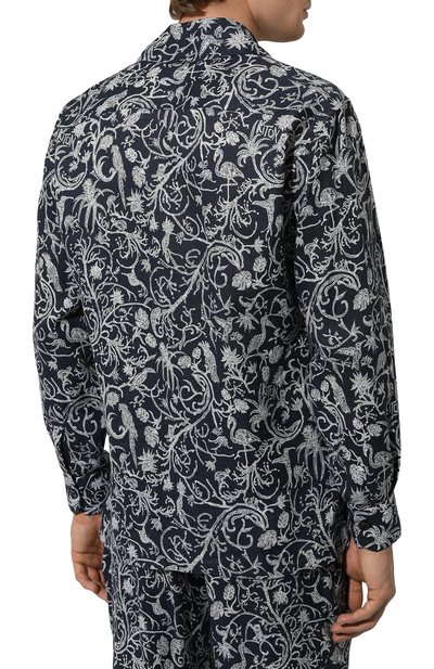 Льняная рубашка KITON, арт. UMC030H08902, фото 4