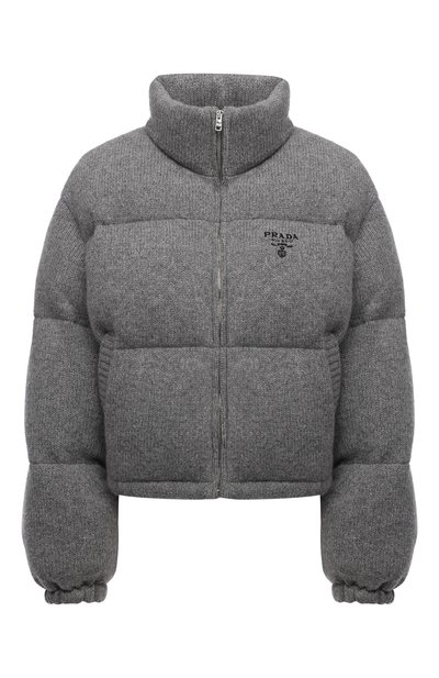 Женский пуховик из шерсти и кашемира PRADA, арт. P25I07-1Y02-F0031-211