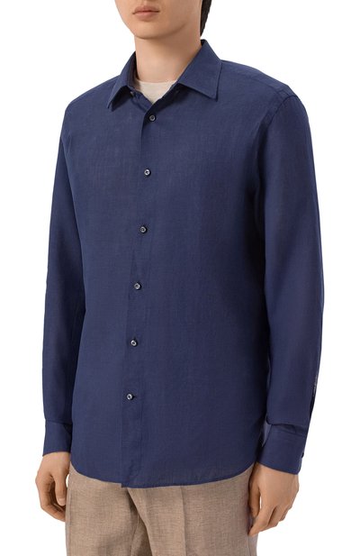 Льняная рубашка BOSS CAMEL, арт. 50560284, фото 3