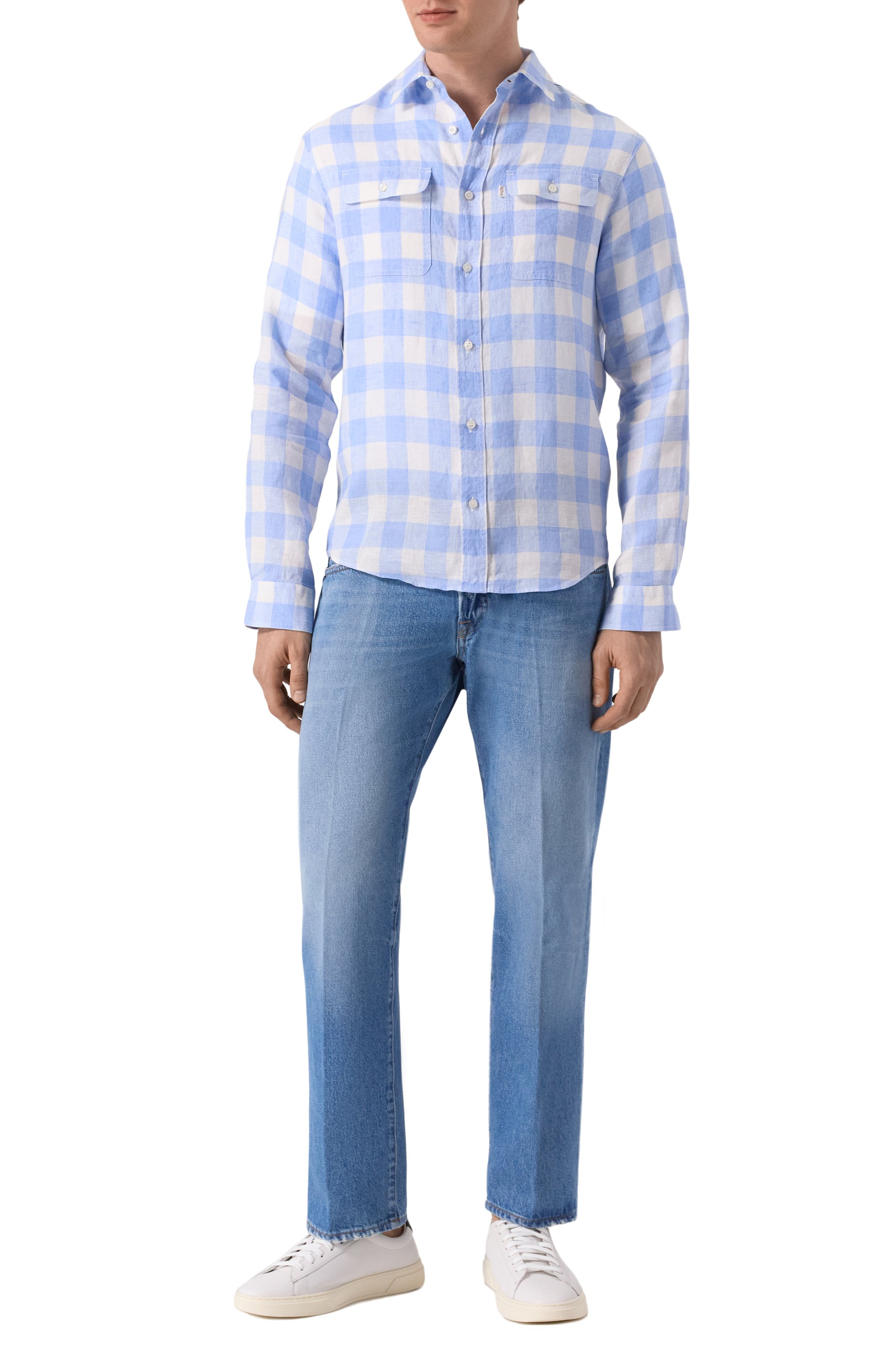 Льняная рубашка PAUL&SHARK, арт. 25413286, фото 2