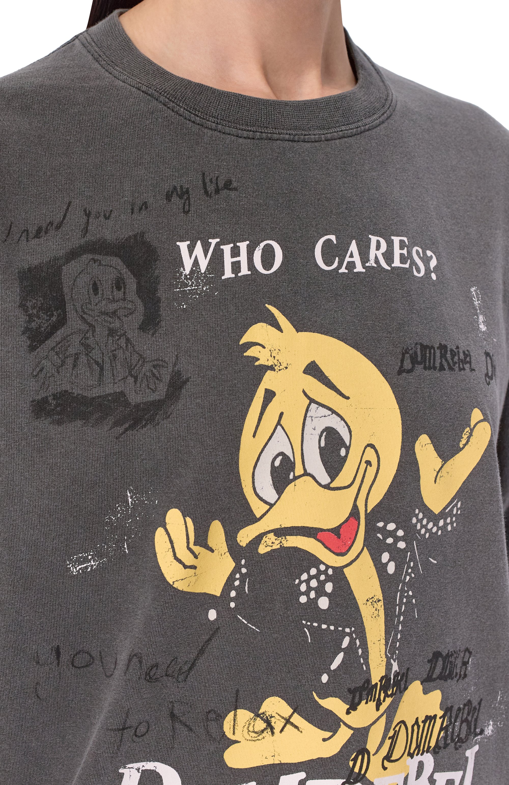 Хлопковая футболка DOMREBEL, арт. WH0 CARES/T-SHIRT, фото 5