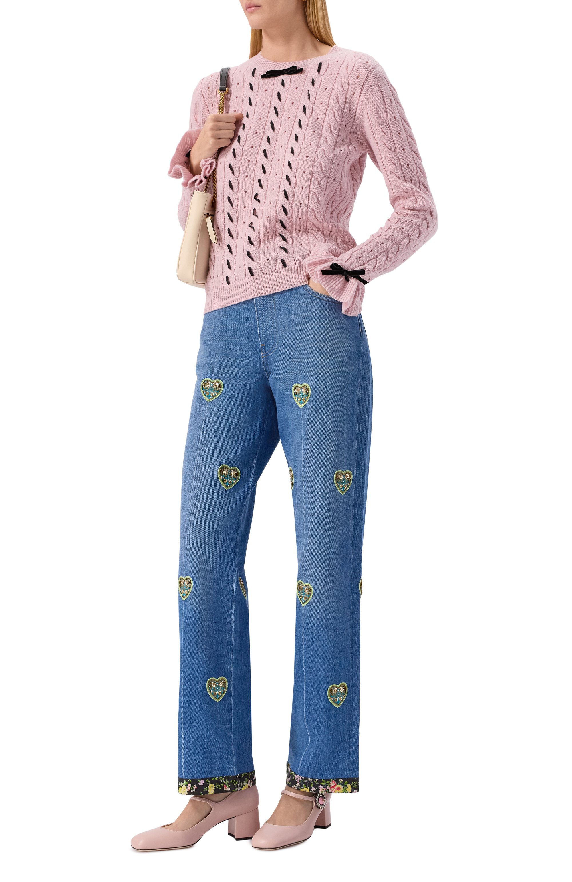 Джинсы VALENTINO, арт. 7B3DD20C/9KH, фото 2