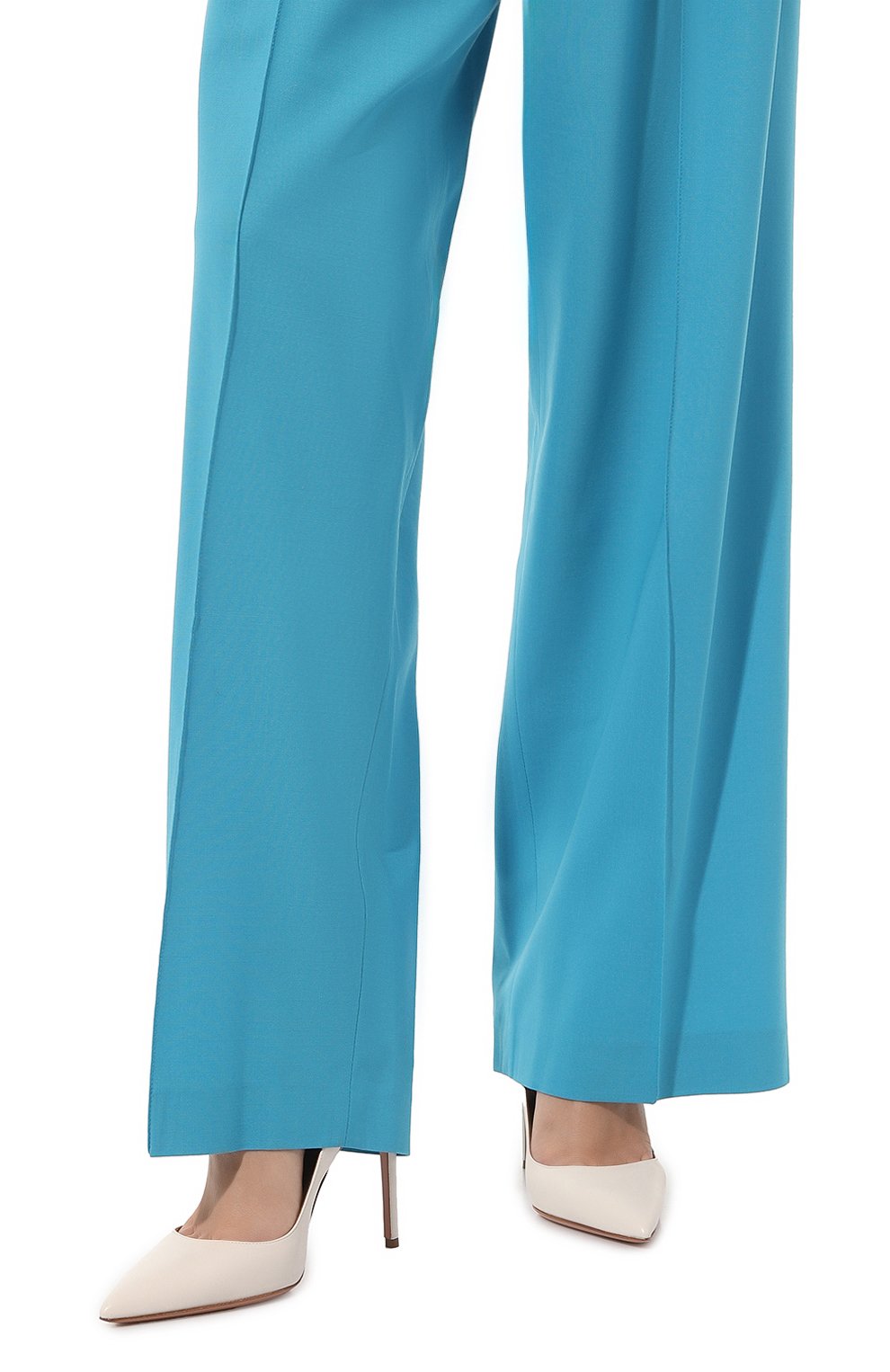 Кожаные туфли bow tie AQUAZZURA, арт. DENHIGP0-NAP-FFF, фото 3