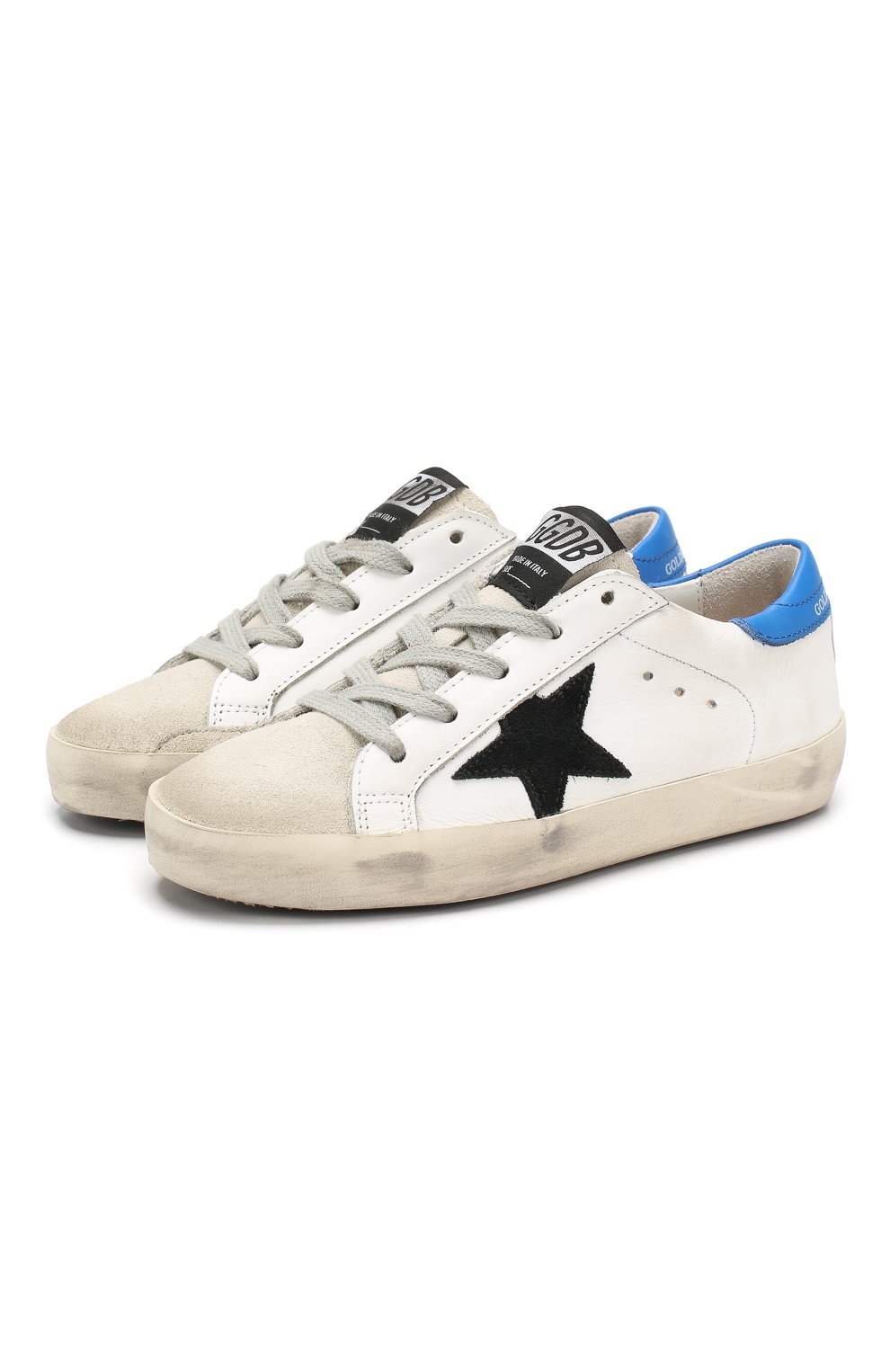 Кожаные кеды old school GOLDEN GOOSE DELUXE BRAND, арт. G34KS301.A85, фото 1