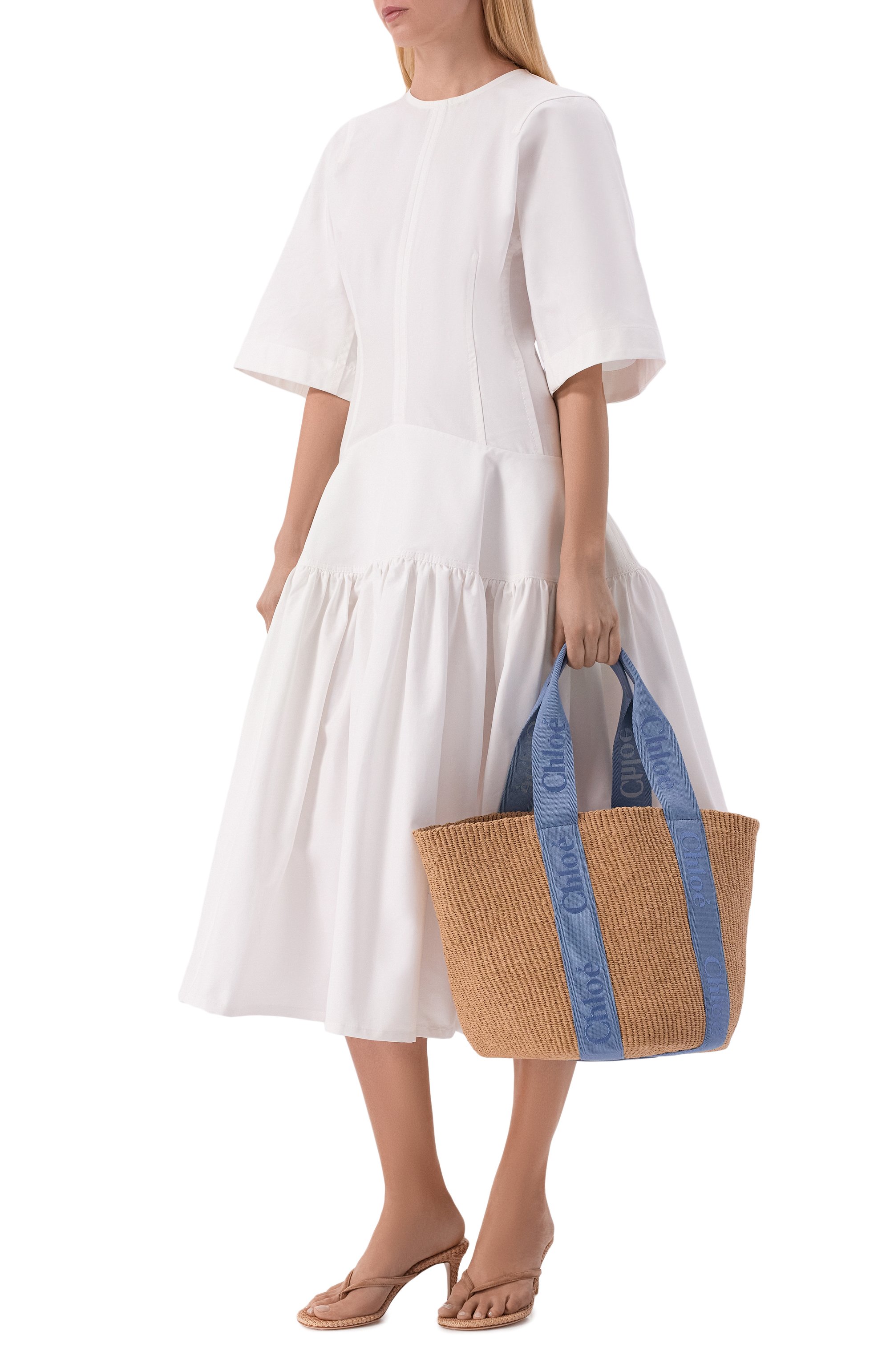 Сумка woody large CHLOÉ, арт. CHC23AS380L18_001, фото 3