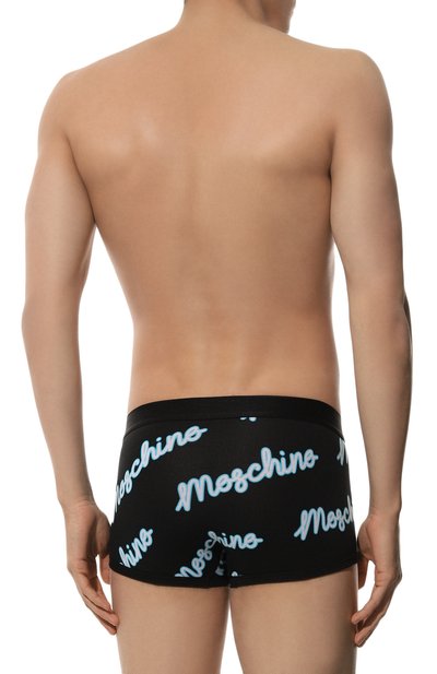 Хлопковые боксеры MOSCHINO черного цвета по цене 4565 руб., арт. A1309/4417, фото 3 Хлопковые боксеры MOSCHINO, арт. A1309/4417, фото 3