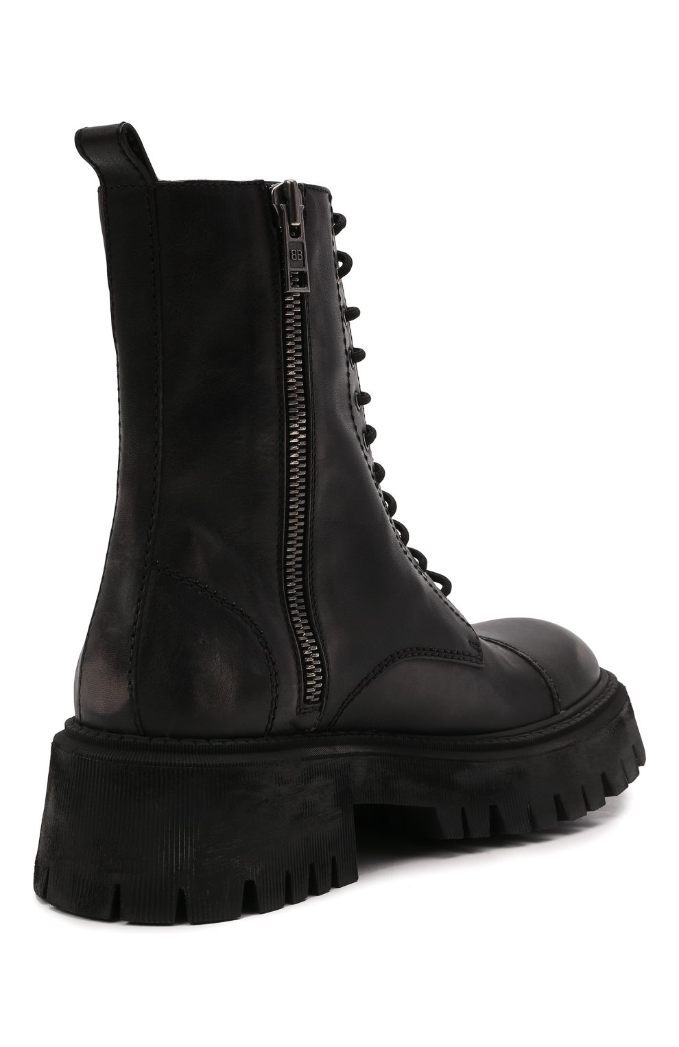 Кожаные ботинки tractor BALENCIAGA, арт. 670983/WBCP1, фото 4