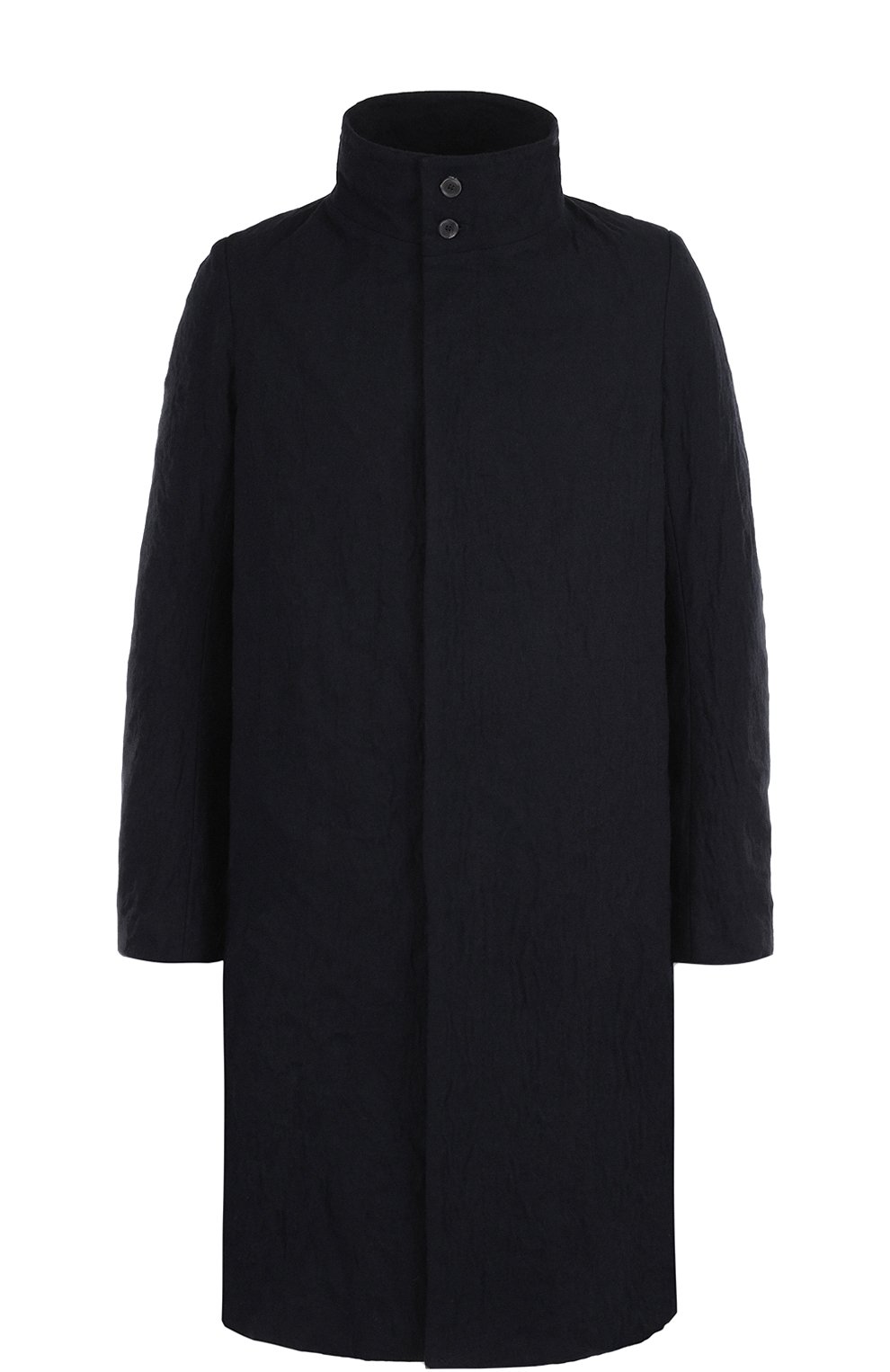 Однобортное шерстяное пальто с воротником-стойкой POEME BOHEMIEN, арт. CP-07 M/W-512, фото 1