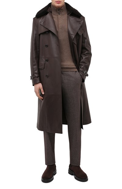 Замшевые челси GIANVITO ROSSI, арт. U73360.20G0M.SFUM0M0, фото 2