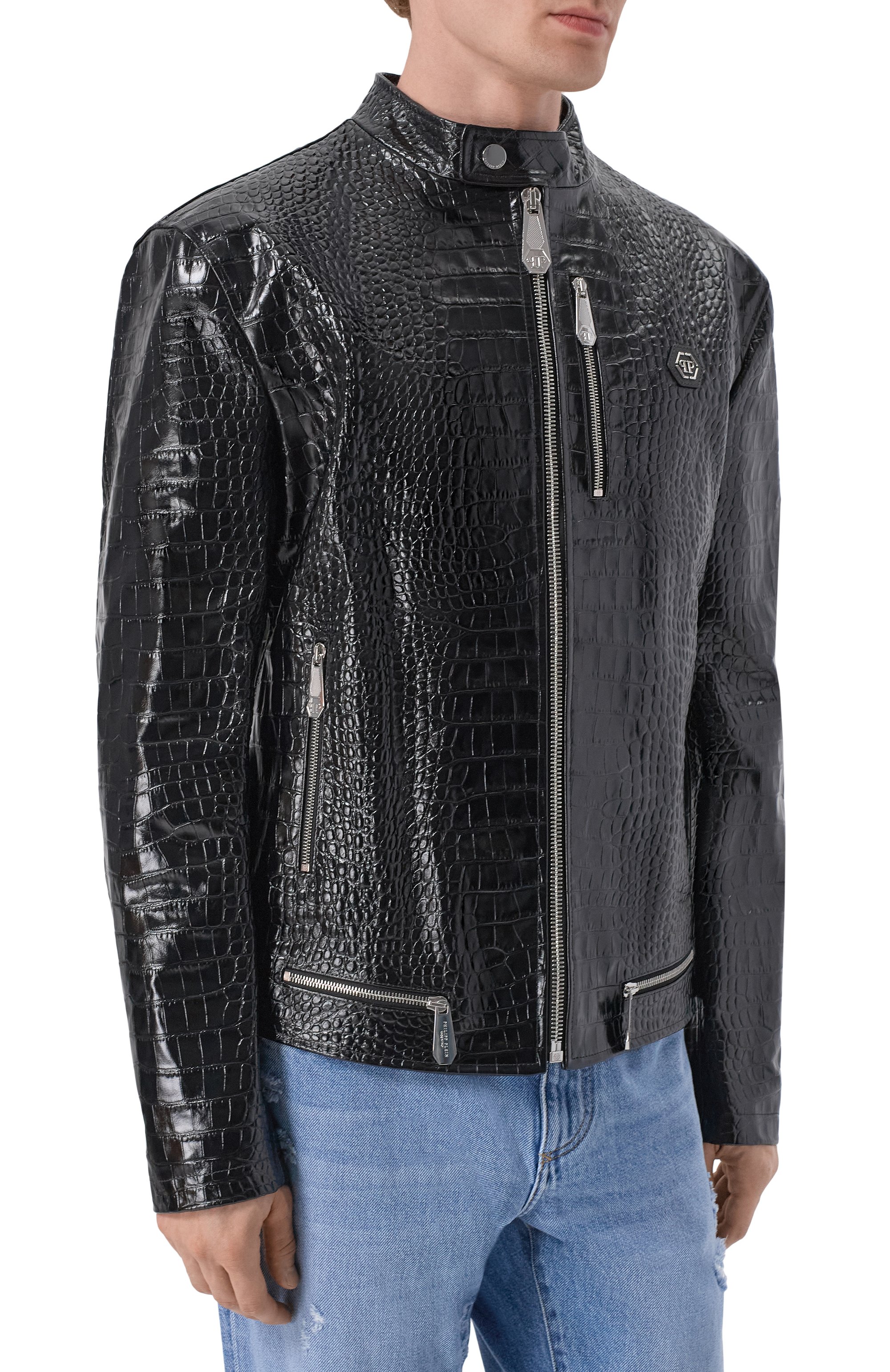 Кожаная куртка PHILIPP PLEIN, арт. SAFC MLB2035 PLE010N, фото 3