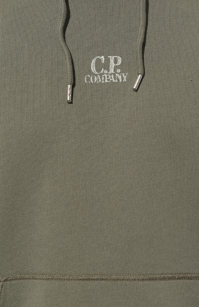 Хлопковое худи C.P. COMPANY хаки цвета по цене 30800 руб., арт. 16CMSS305A006312G, фото 5 Хлопковое худи C.P. COMPANY, арт. 16CMSS305A006312G, фото 5