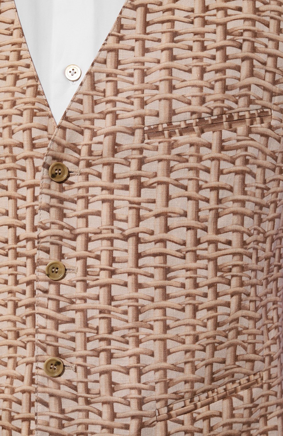 Льняной жилет GIORGIO ARMANI, арт. 4SGGK06D/T04Z5, фото 5