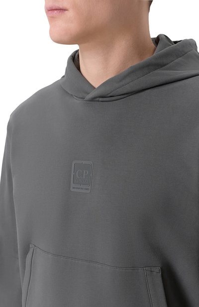 Хлопковое худи C.P. COMPANY, арт. 20CLSS009A/006452W, фото 5