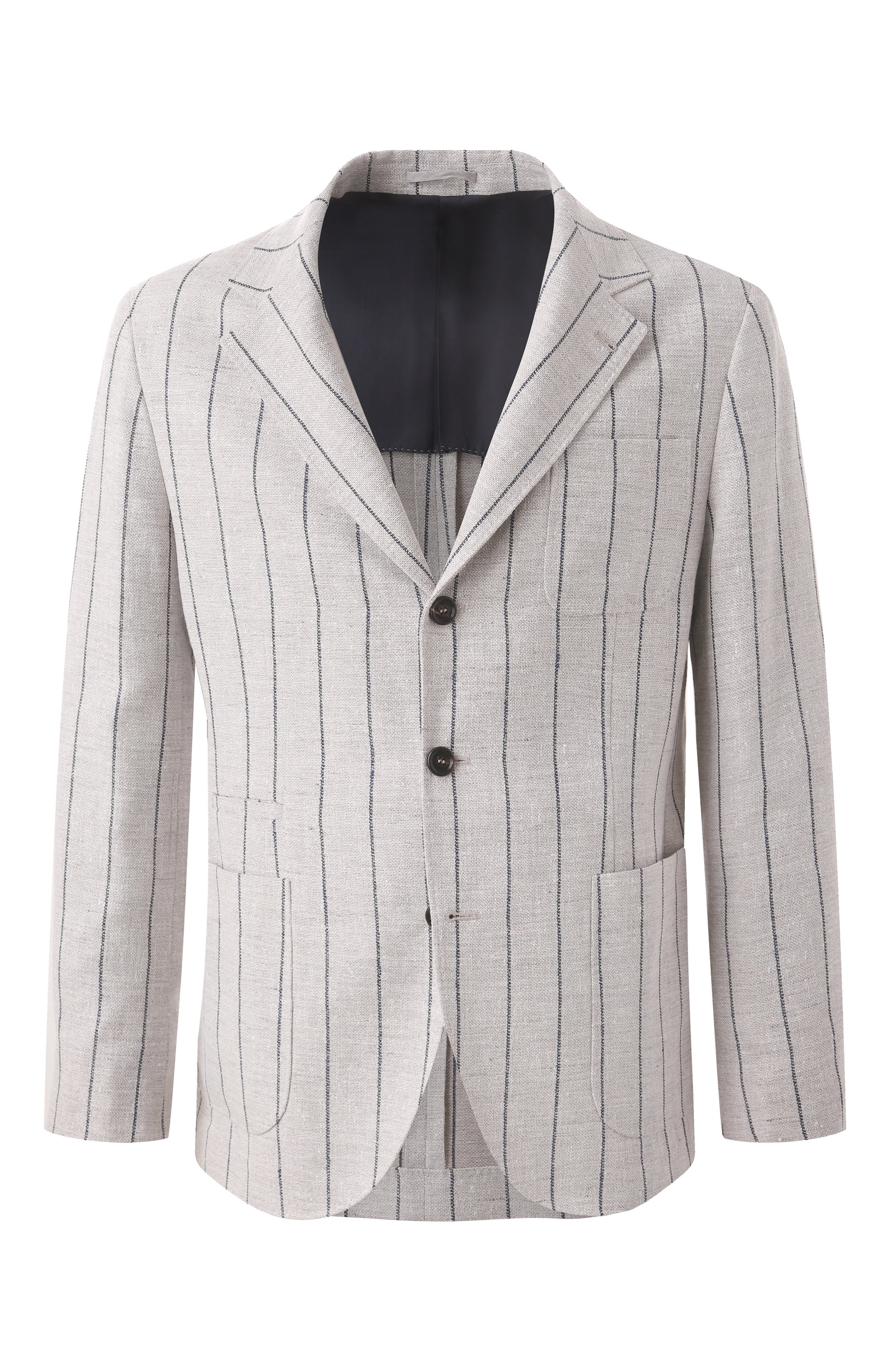 Пиджак изо льна и хлопка BRUNELLO CUCINELLI, арт. MR4747BND, фото 1