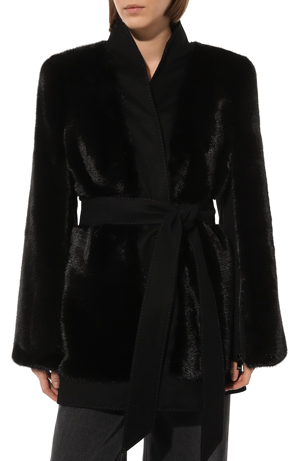 Шуба из меха норки JULIA DILUA, арт. 2022-0063, фото 3