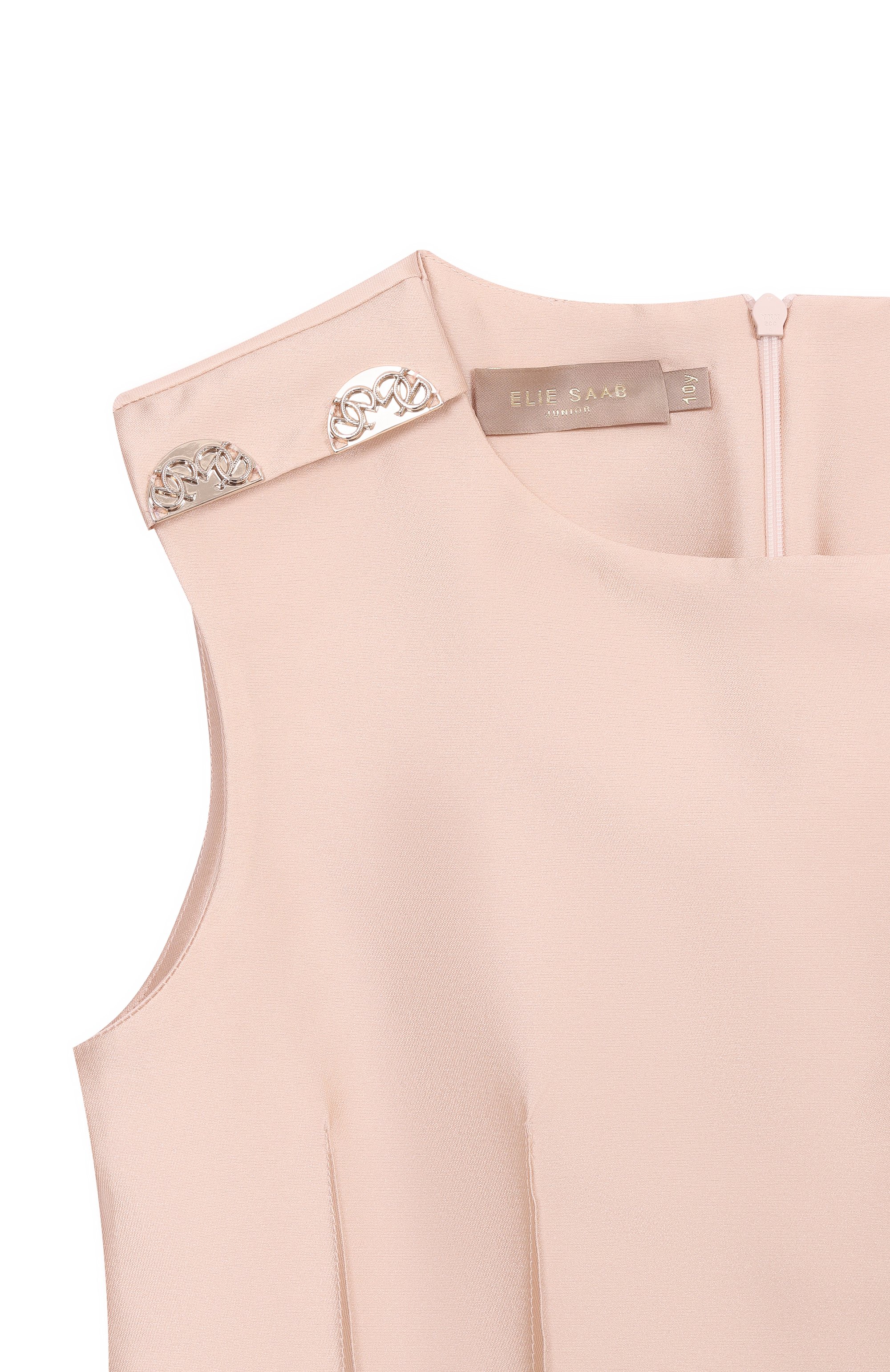 Атласное платье ELIE SAAB JUNIOR, арт. EFAB114/TS0807_001, фото 3