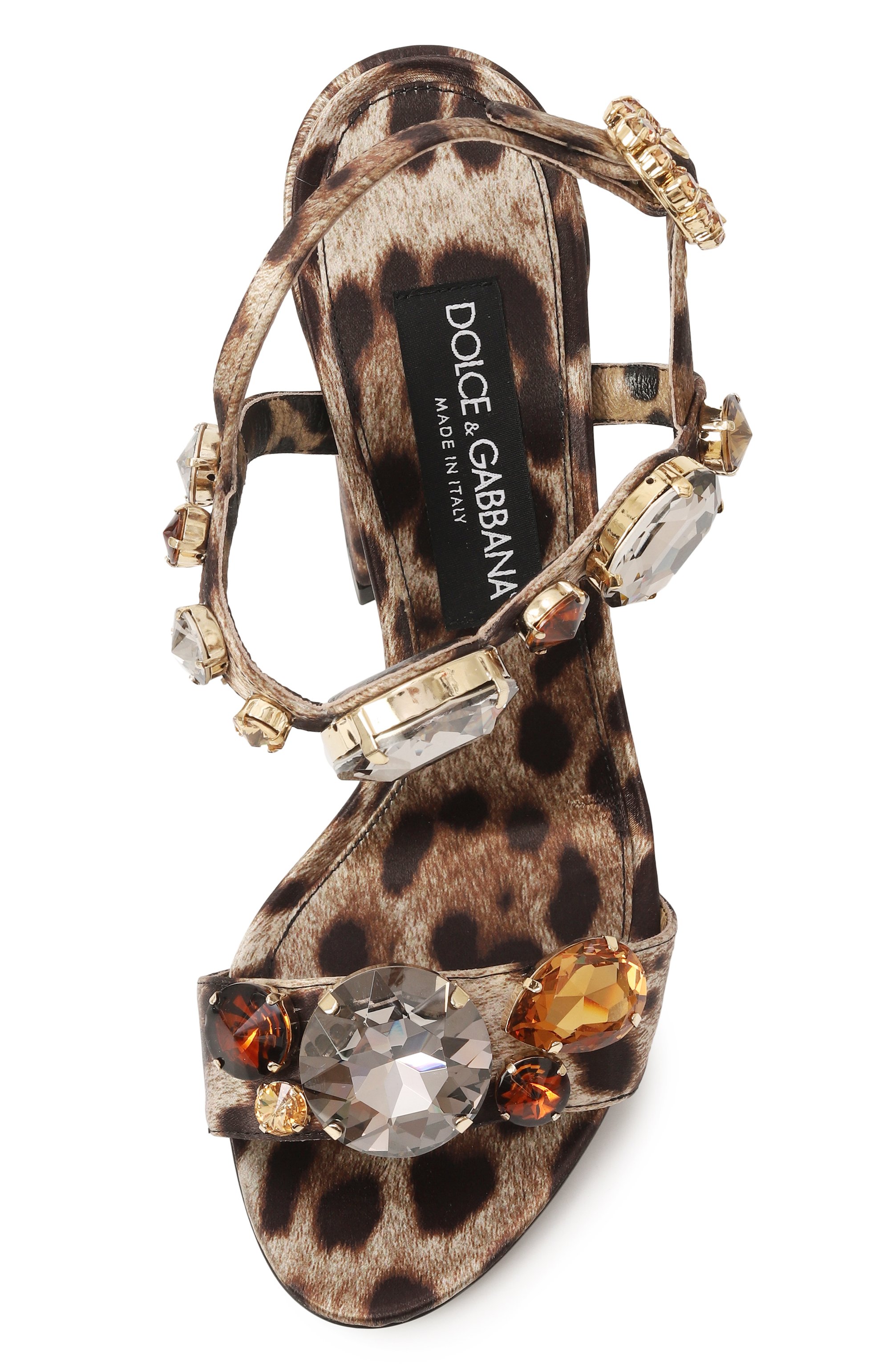 Текстильные босоножки keira 105 DOLCE & GABBANA, арт. CR1802/A9T45, фото 6